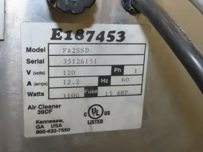 Used FUMEX _UNKNOWN_ HVAC Parts and Equipment | Arrow Industrial #561493