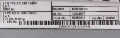 NEW LENZE GKR04-2E VBR 063C32 GEAR MOTOR E82MV371-2B151 GKR042EVBR063C32