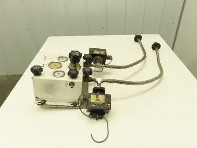 Air Products E13CP145D Nitrogen Gas Pressure Regulator Switch Changeover Panel