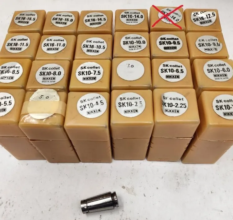 Used NIKKEN SK10 & SK16 Collets Kentucky US | Machinery Central #115983