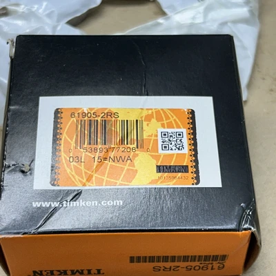 NEW Timken 61905-2RS
