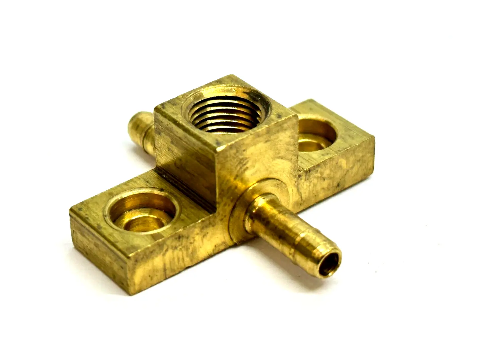 Johnson Controls F-700-80 Tee Fitting 1/4" Barb x 1/4" Barb x 1/8" NPT