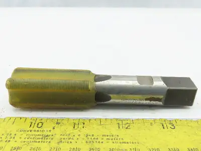 Hanson Whitney J-189 59/64-28 NS 4 Flute Plug Tap 9/16" Square Shank