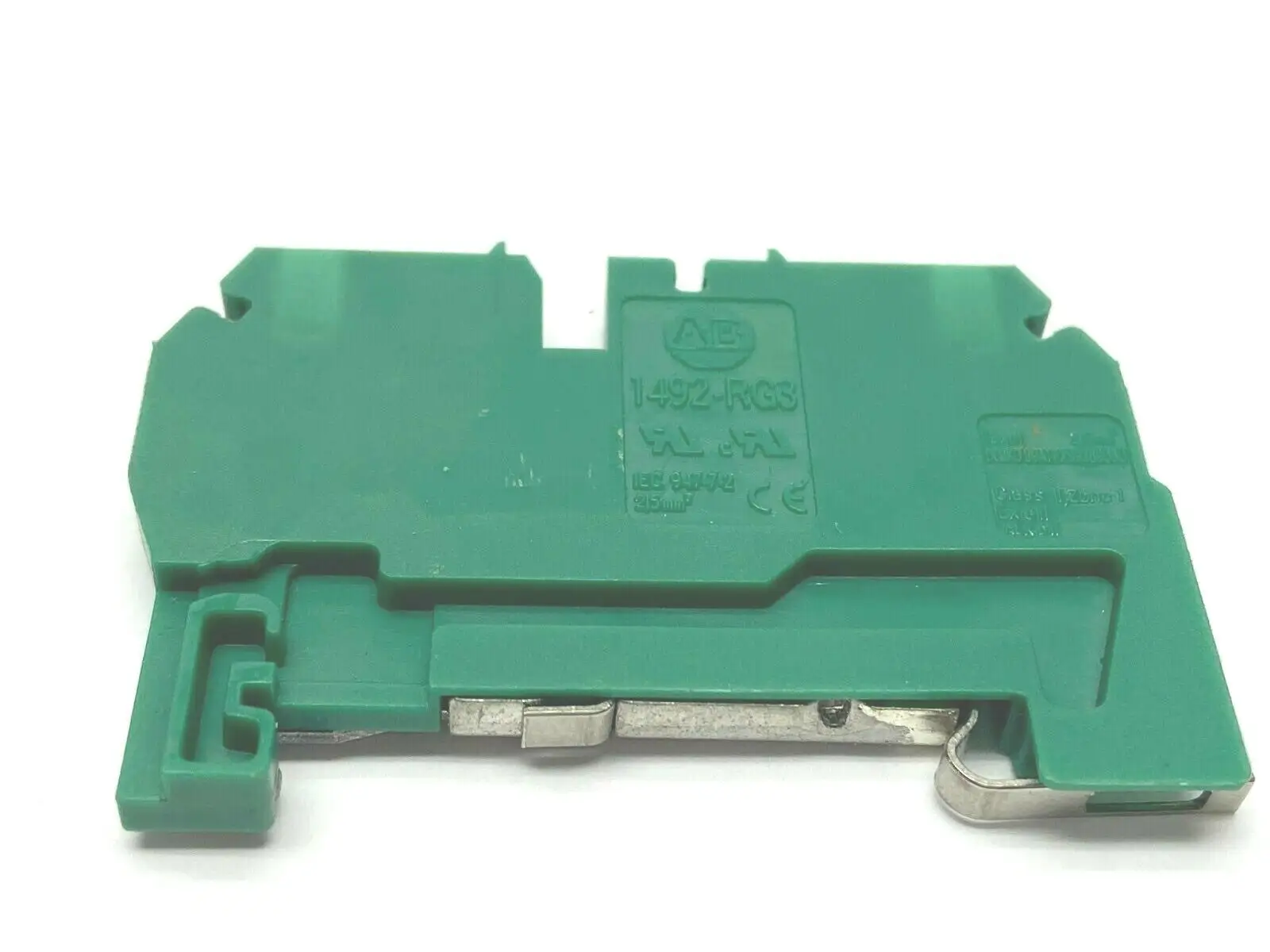 USED ALLEN-BRADLEY GREEN 2 WIRE TERMINAL BLOCK