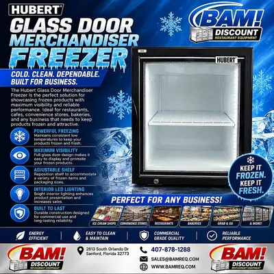 Used HUBERT HUBM-3.5FBHC Refrigerators Florida US | BAM Discount Restaurant Equipment #1229848
