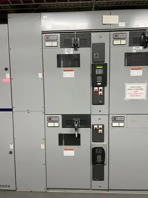 MV Double-Ended Unit Substation - 2 x 2000/3000kVA, 13.8kV Transformers w/ 4160V Ampgard Switchgear