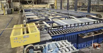 USED NEWMAN K-20 TRIM SAW WITH INFEED DECK