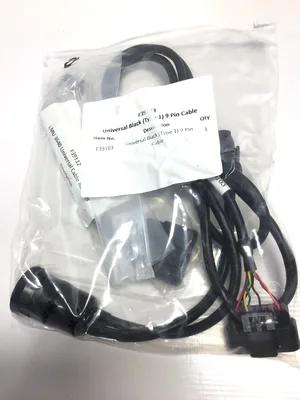 Unbranded F39103 Universal Black (Type 1) 9 Pin Male and Female Y-Cable