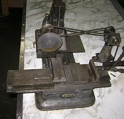 1373-385 Antique Henry Hauser S.A. Motorized Lapping Machine