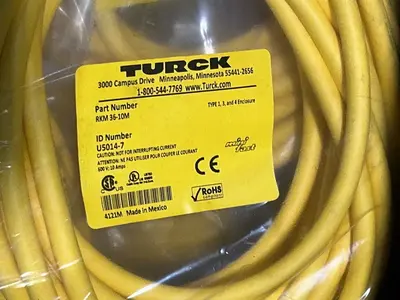 Used TURCK RKM 3610 Cable & Wire Ohio US | HGR 24 #1272630