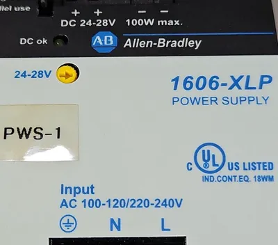 Allen-Bradley 1606XLP100E Ser A Power Supply. 4C-25