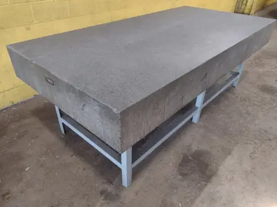 8' X 4' X 10" CHALLENGE PRECISION LAYOUT INSPECTION GRANITE TABLE: STOCK #23800