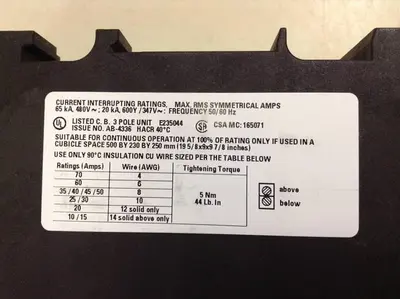 USED SIEMENS 3RV1 742-5CD10