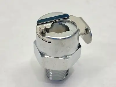NEW OMEGA CHROME PLATED BRASS COUPLING 1/8" FLOW