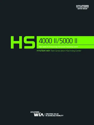 HYUNDAI WIA CNC MACHINE TOOLS HS4000II Horizontal Machining Centers | Hillary Machinery (15)