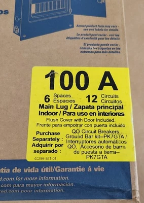 NEW Square D QO612L100DF