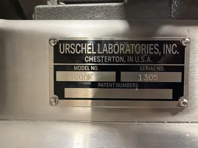 New | in-Stock URSCHEL 3600F Commercial Food Processors Illinois US | M&M Equipment Corp. #1385650
