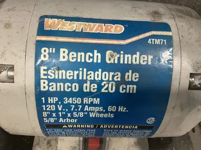 Used WESTWARD 4TM71 Pedestal Type Grinders (Double End) Ohio US | HGR 24 #1437859