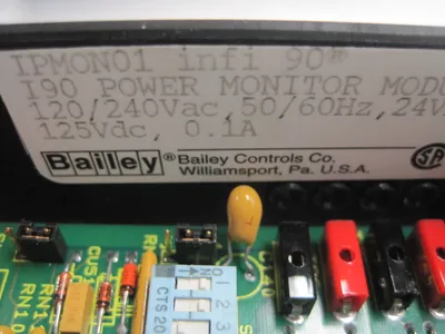 USED Bailey Controls IPMON-01 Power Monitor Module IPMON01
