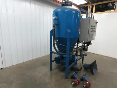HMC Hot Metal Coating Mold Duster Graphite 120 Gallon Hopper VFD Feed Auger