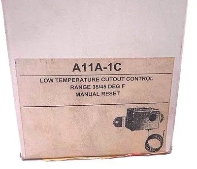NEW JOHNSON CONTROLS A11A-1C LOW TEMPERATURE CUTOUT CONTROL A11A1C