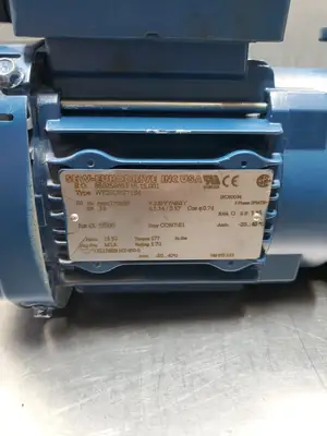 USED SEW-EURODRIVE WF20DRS71S4 GearMotor, .33HP, 1700/87RPM, 12.10RATIO
