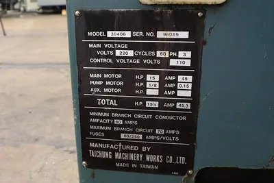 1996 FORTUNE 3040G LATHES, ENGINE_See also other Lathe Categories | Wigglesworth Machinery (11)