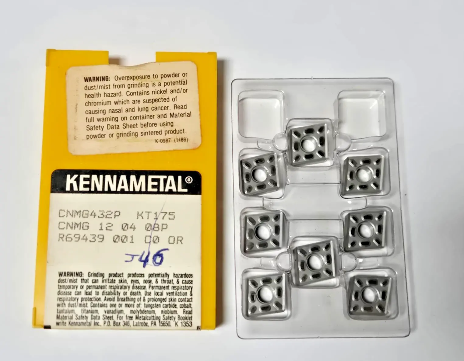 NEW Kennametal Does Not Apply