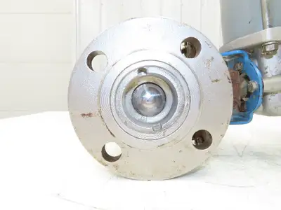 PMV P-2000 Electro-Pneumatic Valve Positioner with 2" ANSI Flange Ball Valve
