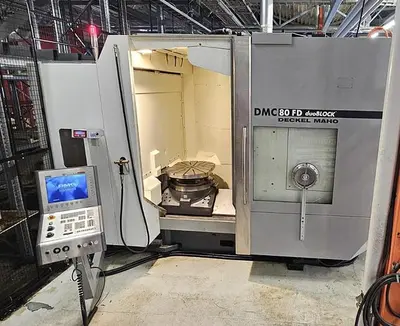 Used 2009 DMG DMC 80 FD DUOBLOCK Horizontal Machining Centers Georgia US | Shub Machinery #81417