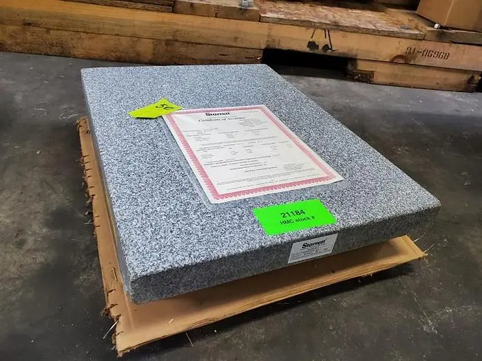 Used STARRETT _UNKNOWN_ Granite Surface Plates Pennsylvania US | Hildebrand Machinery Co. #1485898