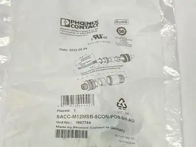 SACC-M12MSB-5CON-PG9-SH-AU,1507764 | Phoenix Contact - New