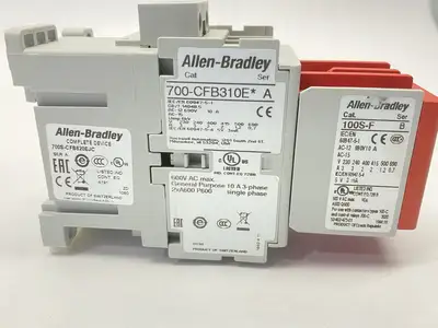 USED ALLEN-BRADLEY SER A SAFETY CONTROL RELAY 10A 600VAV 24VDC COIL