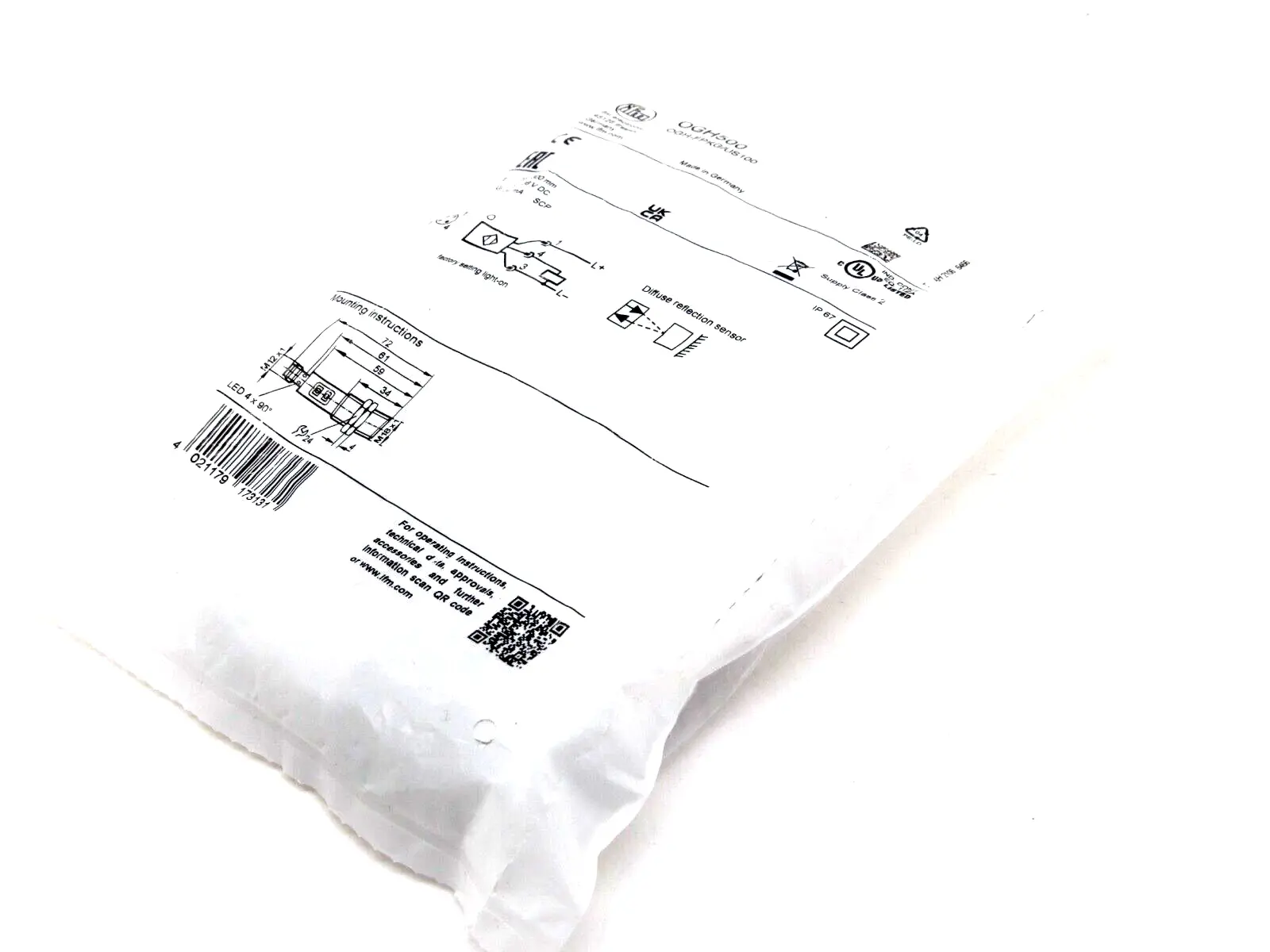 NEW IFM OGH500 PROXIMITY SENSOR OGH-FPKG/US100