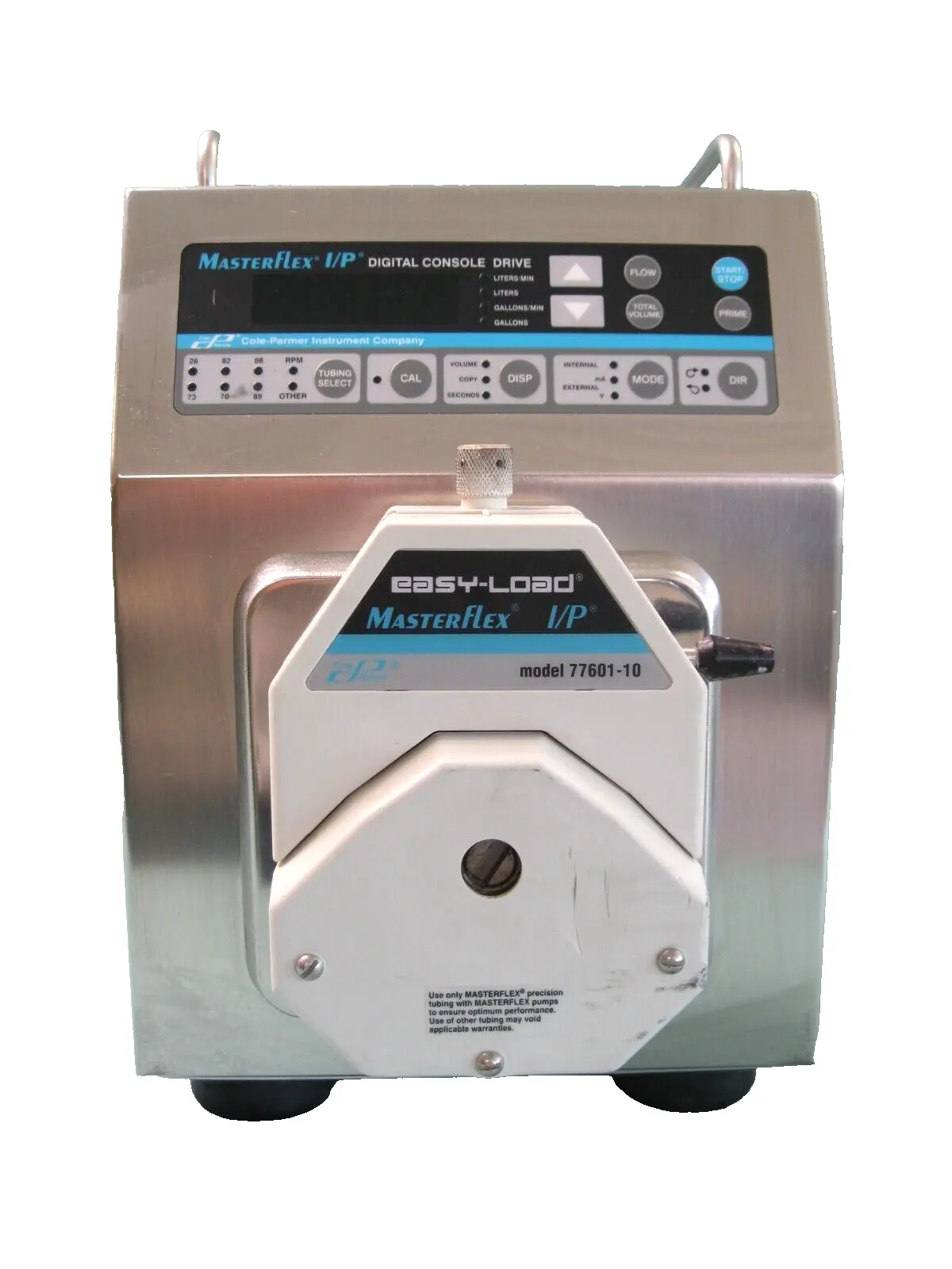 Cole-Parmer Masterflex I/P Digital Console Drive w 77601-10 Pump Head P26