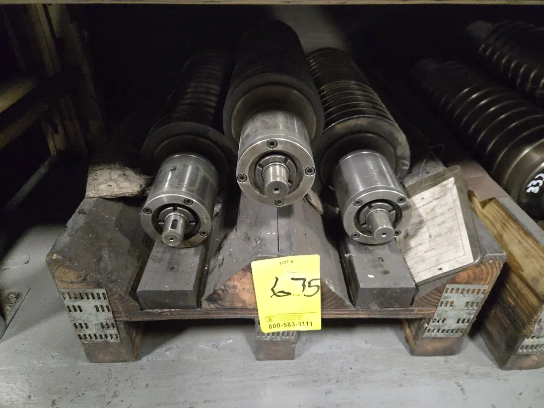 (3) Superfine OD Grind Drum Spindle