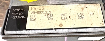 FAGOR PS-25 POWER SUPPLY