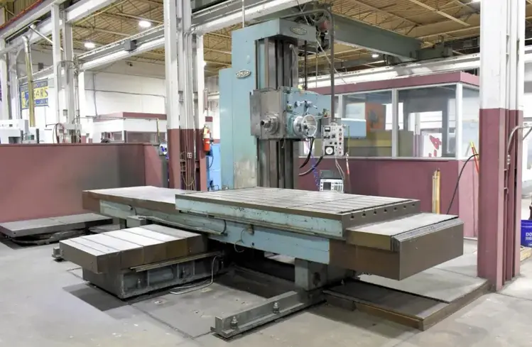 Used NOMURA P-100WP 4" TABLE TYPE HORIZONTAL BORING MILL Horizontal Table Type Boring Mills Ohio US | Yoder Brothers machinery #1343352
