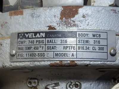 USED VELAN 11402-SSGZ