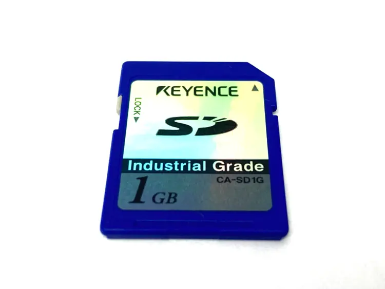 Used KEYENCE INDUSTRIAL GRADE SD CARD 1G MEMORY Memory | Maverick Industrial Sales #1105969