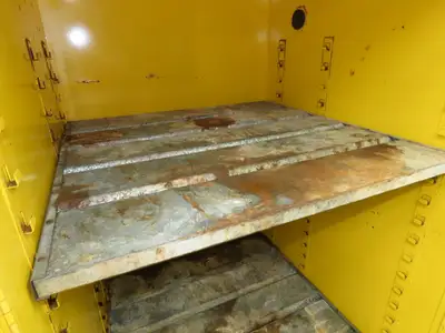 Justrite 25600 Flammable Safety Cabinet 60 Gallon Yellow Flammable Liquid