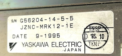 USED YASKAWA ELECTRIC JZNC-MRK12-1E