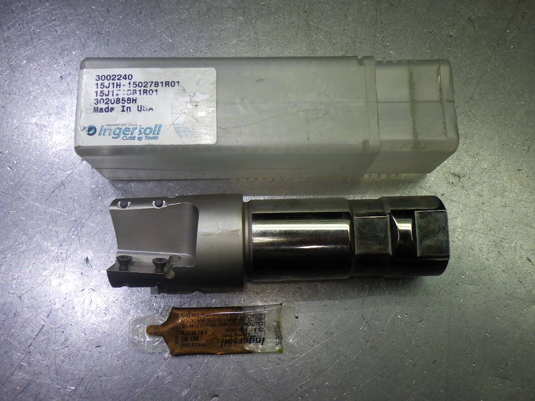 Ingersoll 1.5" 3 Flute Indexable Endmill 1.25" Shank 15J1H-1502781R01 (LOC3514)