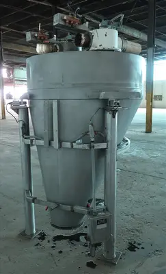SPC8309  Bin Hopper Silo 45 cu.ft., bulk storage bin, Stainless Steel