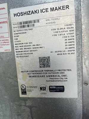 Used HOSHIZAKI KML-700MAJ Ice Machines Florida US | BAM Discount Restaurant Equipment #1415446