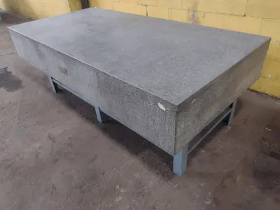 8' X 4' X 14" CHALLENGE PRECISION LAYOUT INSPECTION GRANITE TABLE: STOCK #23799