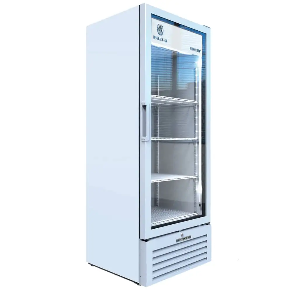 Beverage-Air MT12-1W 24 7/8" Marketmax™ One Section Glass Door Merchandiser - (1) Right Hinge Door, White, 115v