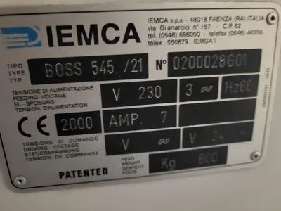 USED 2000 IEMCA BOSS 545/21