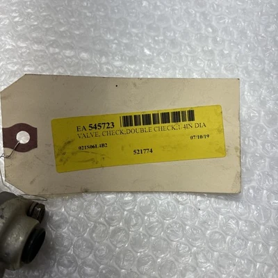 ** PREOWNED DOUBLE CHECK VALVE 521774 T36361 FAST SHIPPING &WARRANTY#