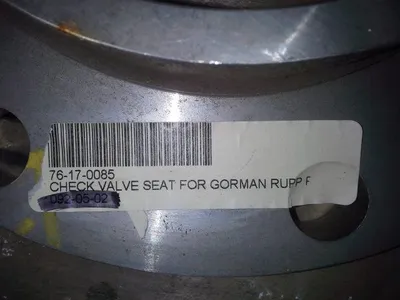 Check Valve Seat for Gorman Rupp, size 6"